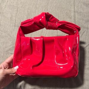 Anthropologie Red leather Handbag